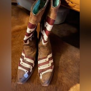 Like new Corral American Flag Boots